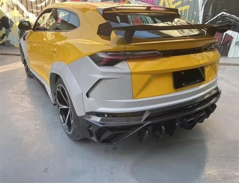 MSY Style Carbon Fiber Body Kit Rear Spoiler Rear Wing for Lambo URUS 2018-2019